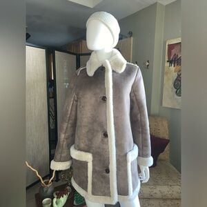 Shearling coat by Abercrombie & Fitch